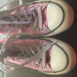Pink High Top Converse