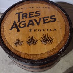 Decorative Tequila Barrel,, All Hard Wood..very Nice!