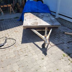 converted jet ski trailer,  6 x 10 foot