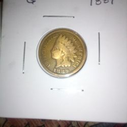 1889 Indian Head Penny