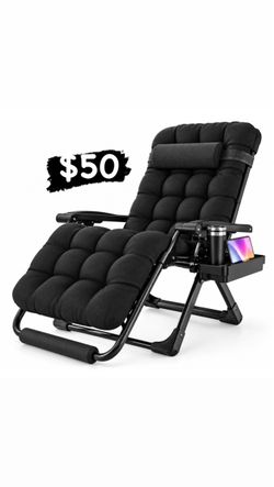 Folding Zero Gravity Recliner Chair with Cushion