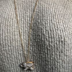 Gold plated Baby Elephant necklace