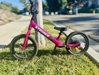 Pink Strider 14x Sport Kids Balance Bike Ages 3-6 for Sale