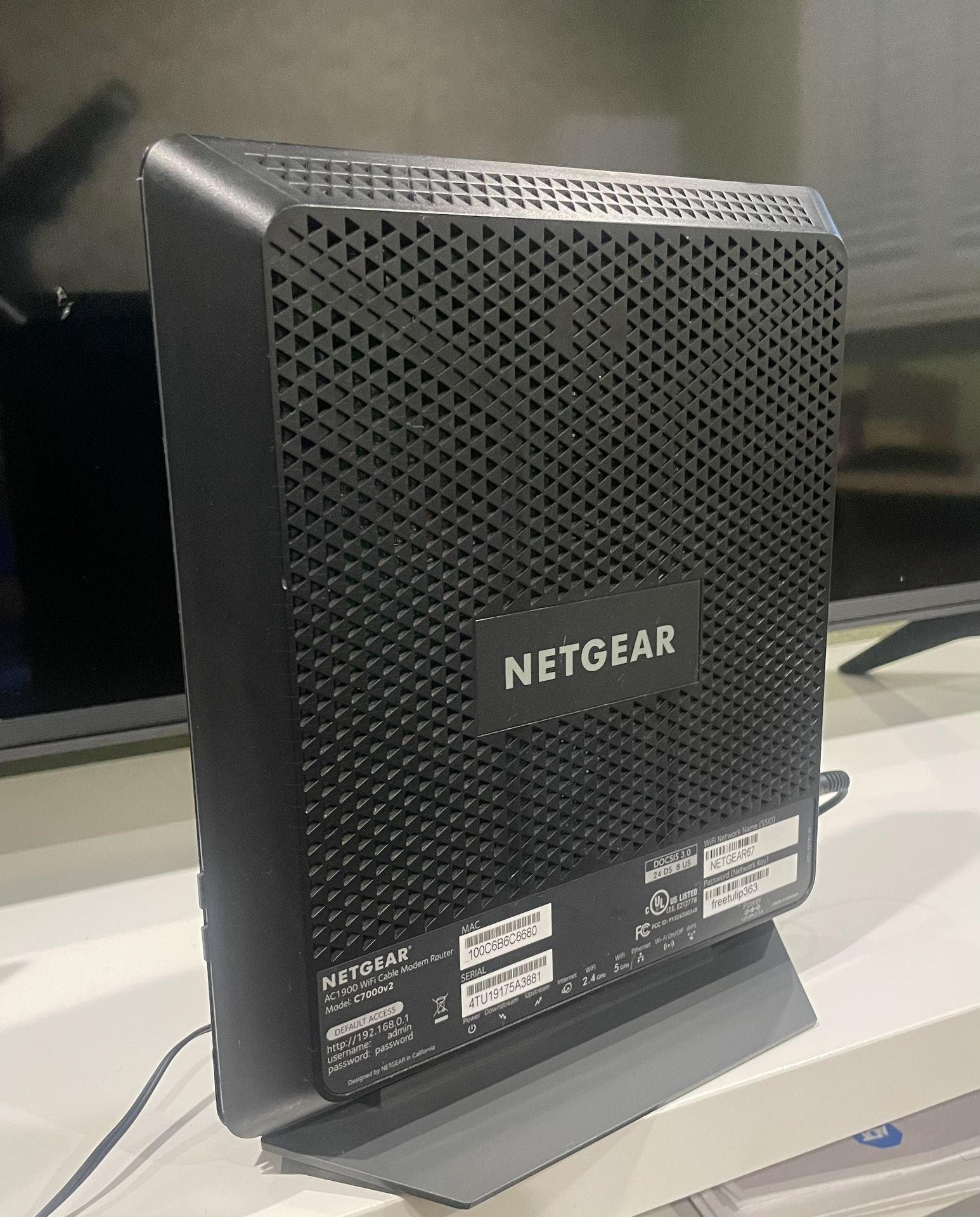 Netgear Modem And Wifi Router Combo