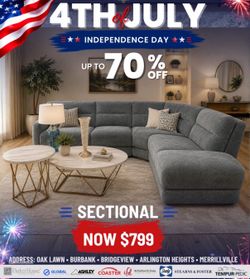 Sectionals on SALEEE 🇺🇸Happy 4th🎆Same Day Delivery 🎇No Credit Needed💰