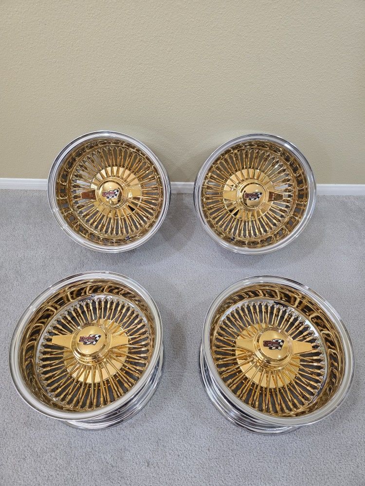 13x7 Stamped 72 Spoke Dayton Wire Wheels