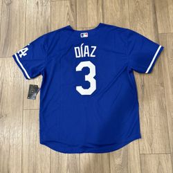 Men’s LA Dodgers Alexis Díaz Blue Stitched Jersey, S To 3Xl 