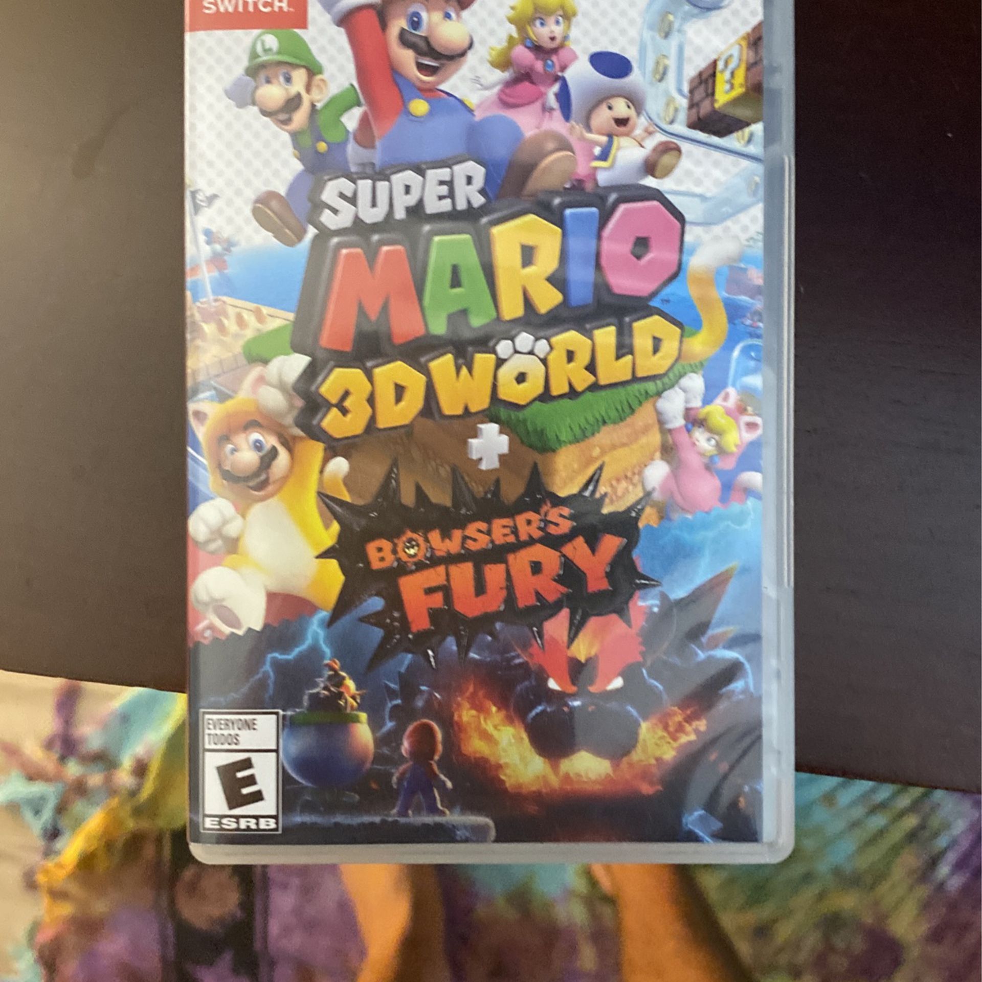 Super Mario 3d world + Bowsers fury (Game with case)