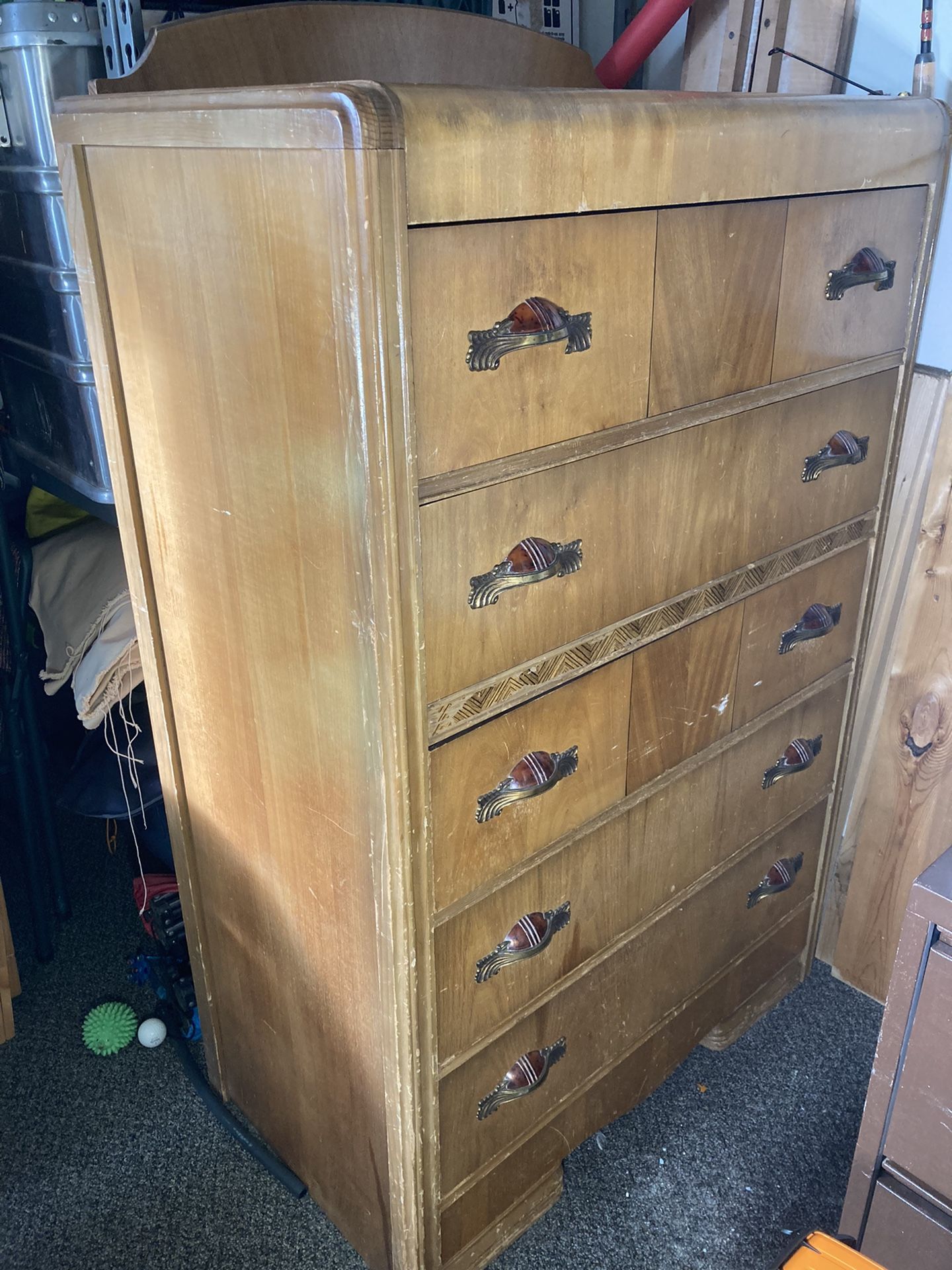 Mid Century Modern Waterfall Dresser