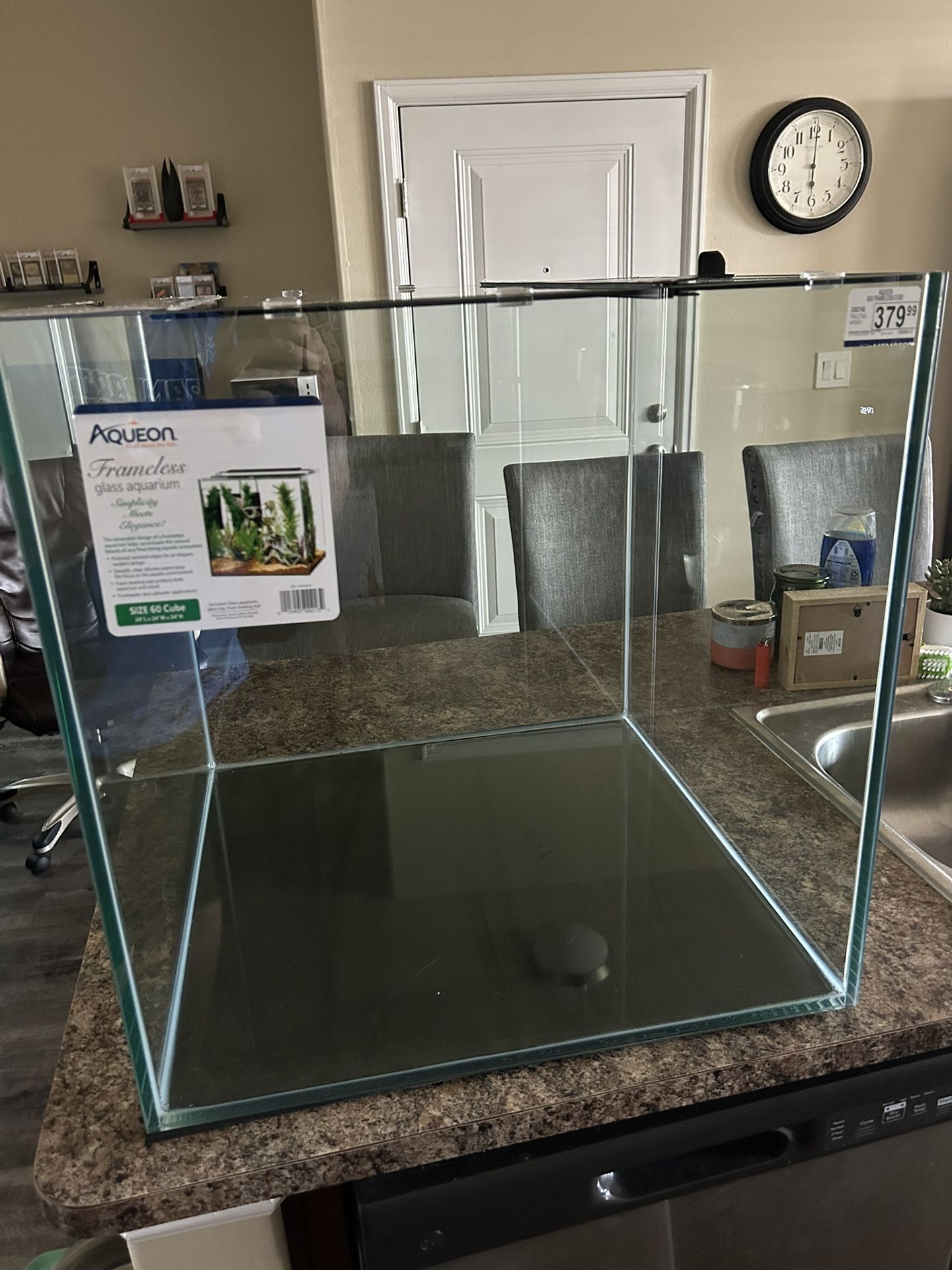Aqueon Frameless 60 Gallon Cube Aquarium