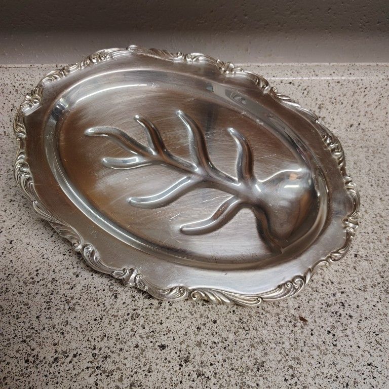 Beautiful Vintage Silver Plate Platter