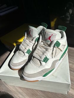 Jordan 4 x Nike SB Pine Green Sz 9.5
