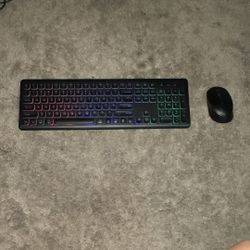 LED Keyboard And Mouse 