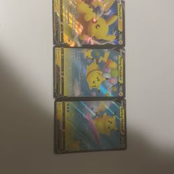 Three Different Pikachus V For 5.00 