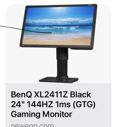 BenQ 144hz 24 inch e-Sports Monitor