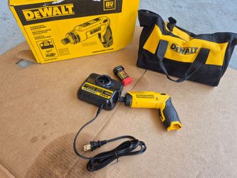 8V MAX Cordless Gyroscopic Screwdriver with Adjustable Handle, (1) 1.0Ah Battery, Charger and Bag