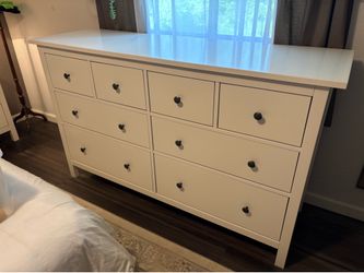 IKEA HEMNES Long 8-drawer dresser, White