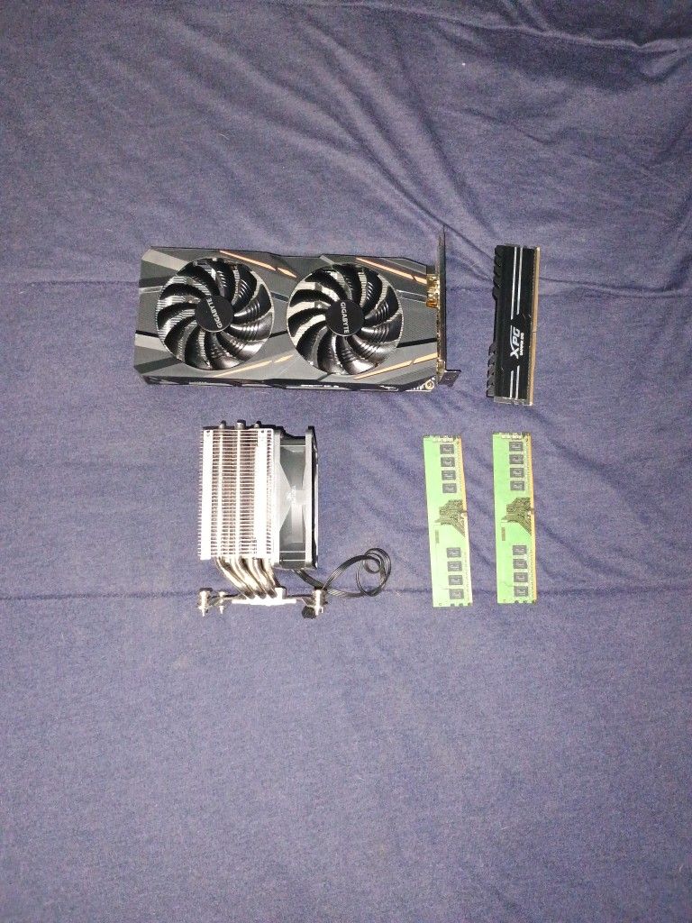 GPU, Ram, CPU Cooler - PC Parts Not Tested
