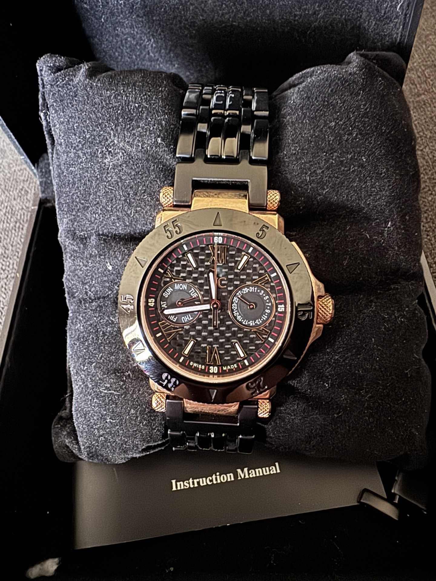 Guess 2 Toned Rose gold/ black Watch,New Products : American Fashion Style Bags On Sale