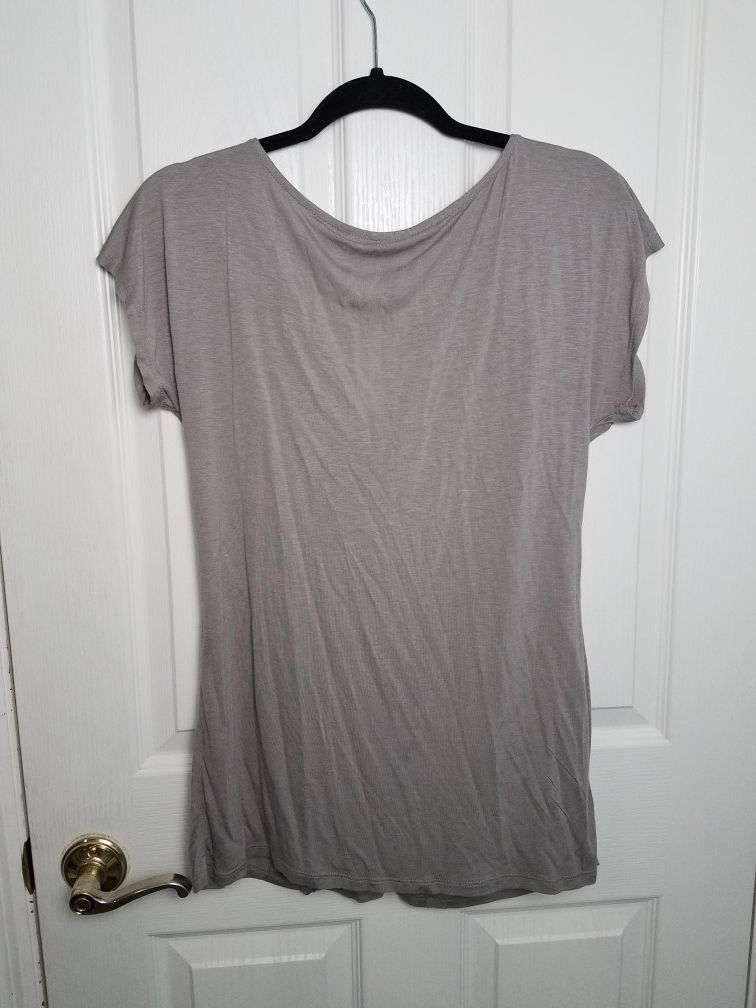 NWT New York & Co Streetwear silver knot top