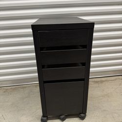IKEA Drawer Cabinet on Wheels – Black, Storage Unit