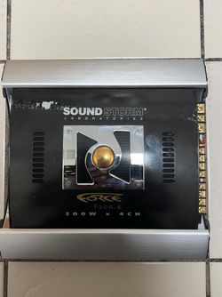 Sound Storm Laboratories Force F200.4 Car Amplifier