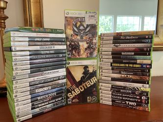 Xbox 360 Game Lot