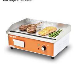 21.6 IN Nonstick Stainless Steel Electric Griddle NEW