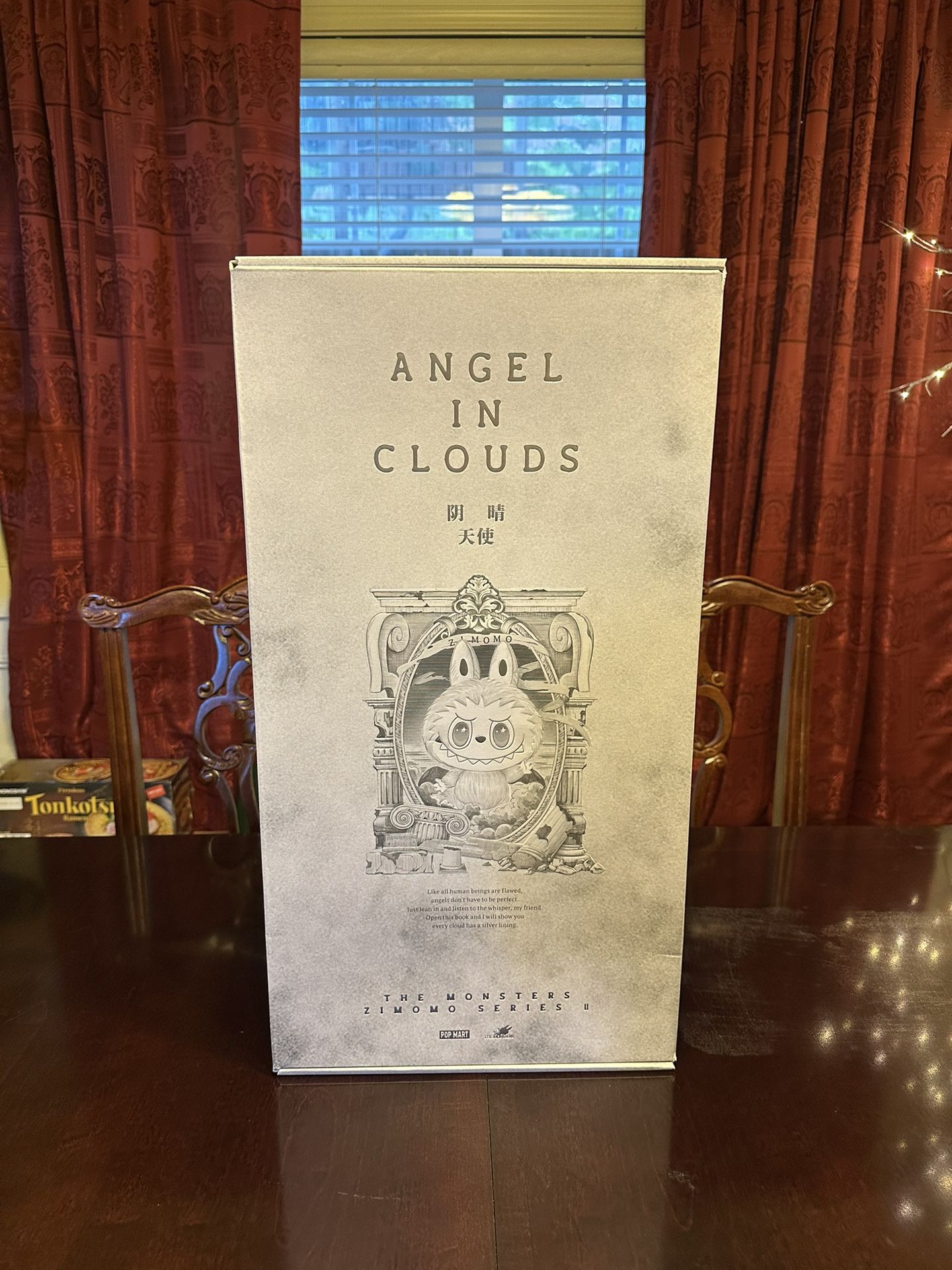 POP MART Zimomo Angel in the Clouds Plush Doll Vinyl Face