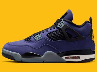 JORDAN 4 RETRO 'LAKERS DEADSTOCK SZ: 8.5