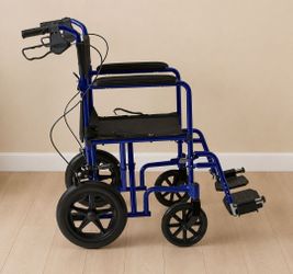 Wheelchair – Medline – Brand New – Blue – 300 lb Capacity