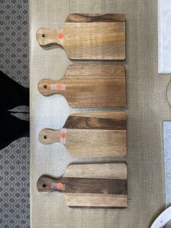 Cutting/Charcuterie Boards - Wood, 4 Available, Great Condition
