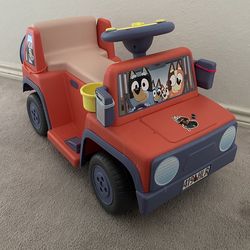 Bluey Ride On Car 6v
