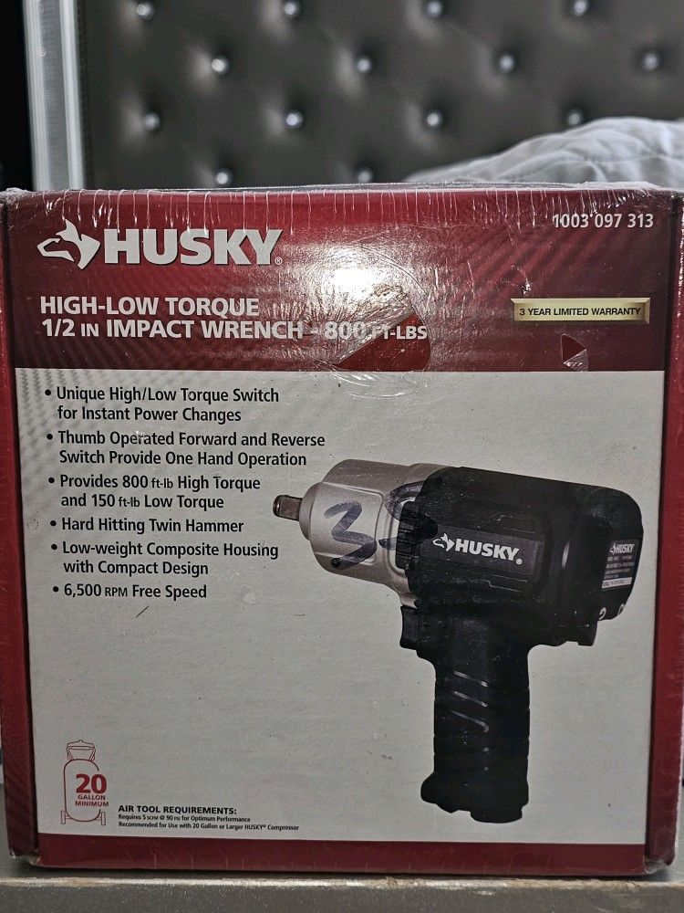 HUSKY 1/2" DRIVE AIR IMPACT WRENCH; 1003 097 313 (UD(contact info removed))