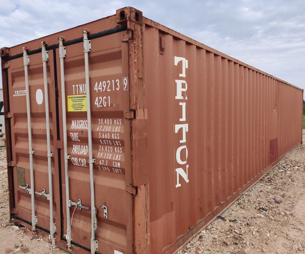 40ft x 8ft Wind-Water Tight Shipping Containers For Sale