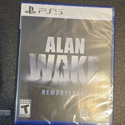 Alan Wake Remastered PS5 Brand New Sealed