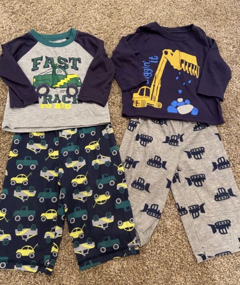 Toddler Boys 18 mth pajama lot