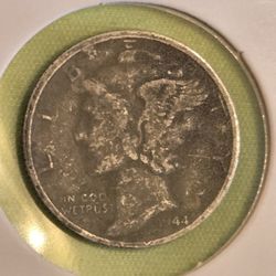 1944 S Mercury Dime