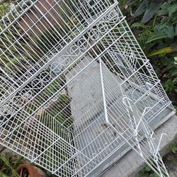 Large White Bird Cage