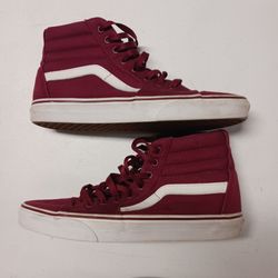 Vans SK8-Hi Canvas Skate Shoes Mens 9.5/ Womens 11