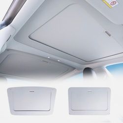 MODEL3 Roller Sunshade Individual front and rear roller blinds
