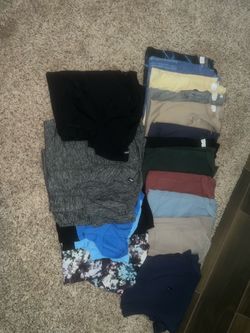 17 Abercrombie and Fitch Boys 9/10 shirts