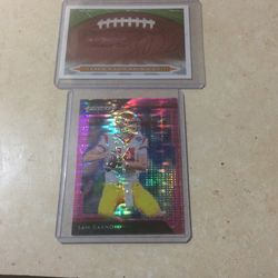 2 Sam Darnold Cards,Auto G