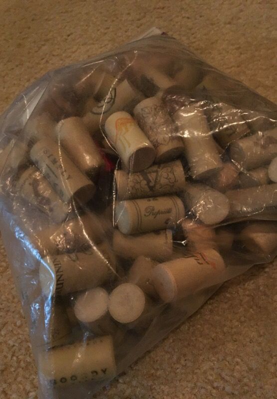 Bag of wine corks