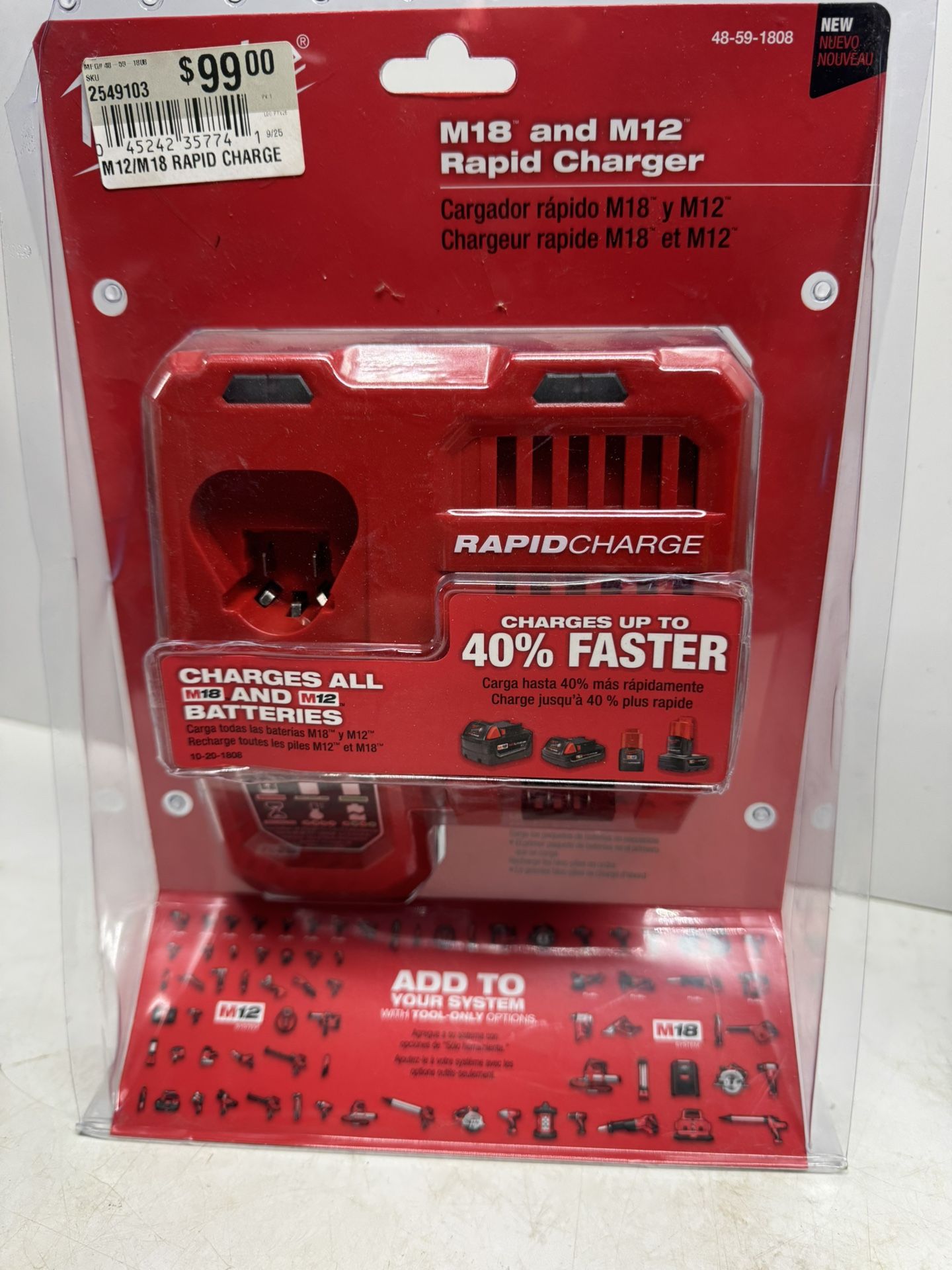 New Milwaukee M12And M18 Rapid Charger. You Must Pickup