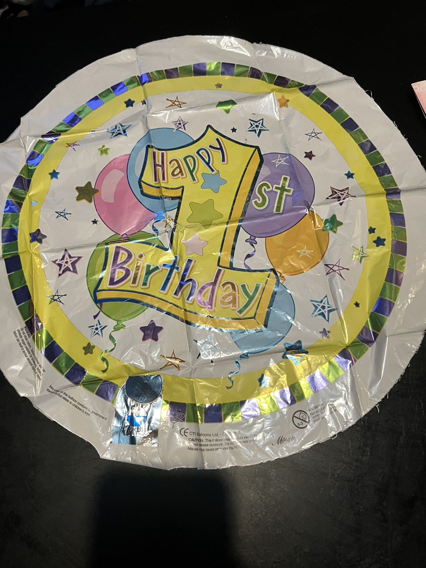 1st Birthday Balloons