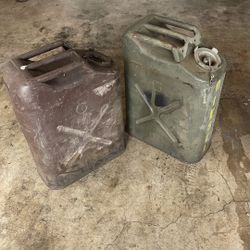 Antique Military Gas Cans