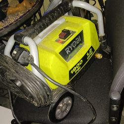 RYOBI 1900 PSI PRESSURE WASHER RUNS GREAD NO WAND 50 FIRM LOOK MY POST TONS ITEM