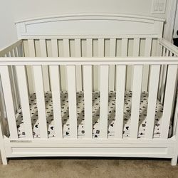 White Baby Crib