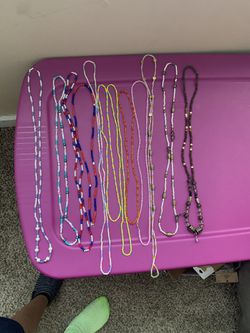 Wasit beads and ankle bracelets for 5 dollars each